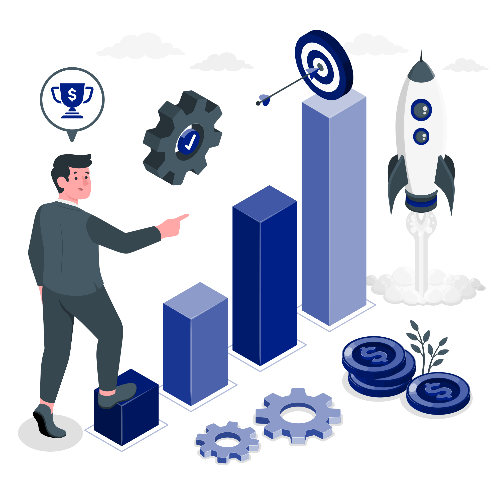 financial illustration